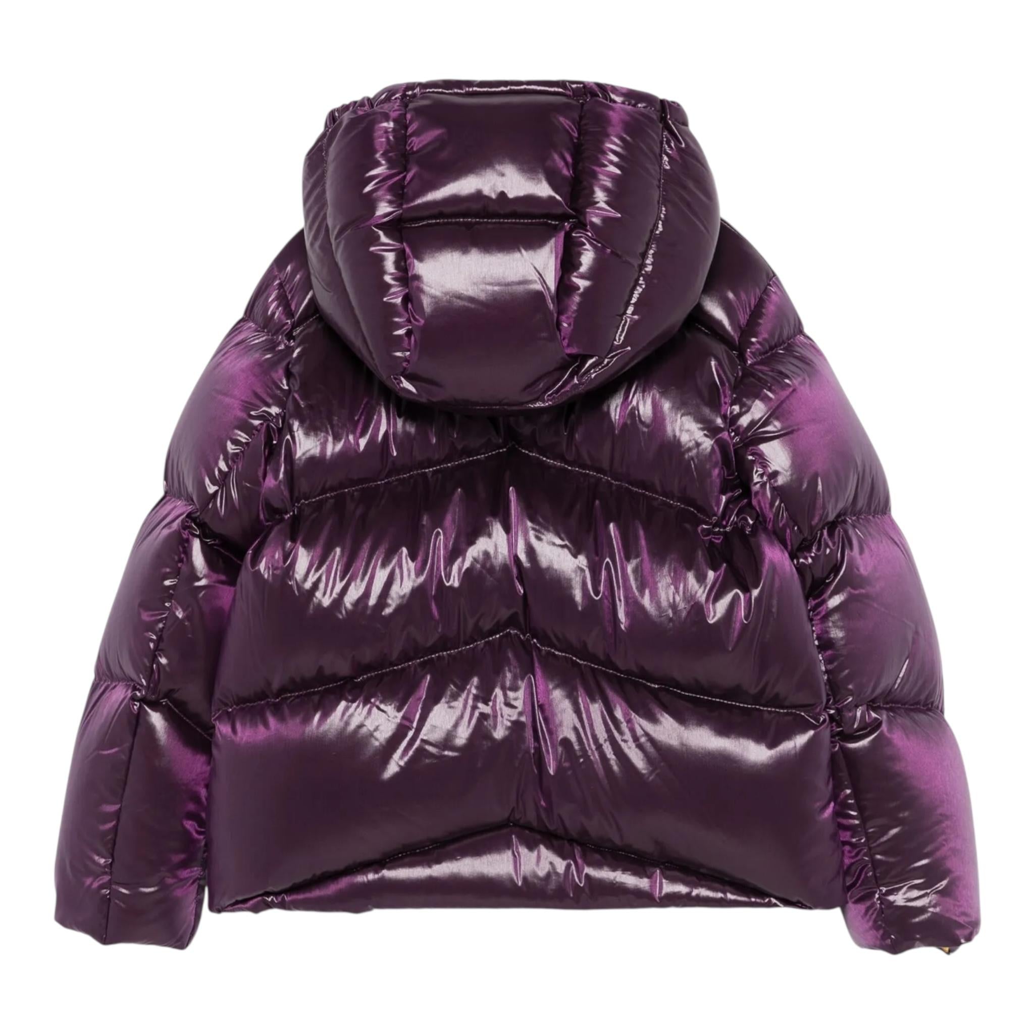 K-WAY giubbino tinta unita cn cappuccio Viola per Bambina K81417W VIOLA K-WAY