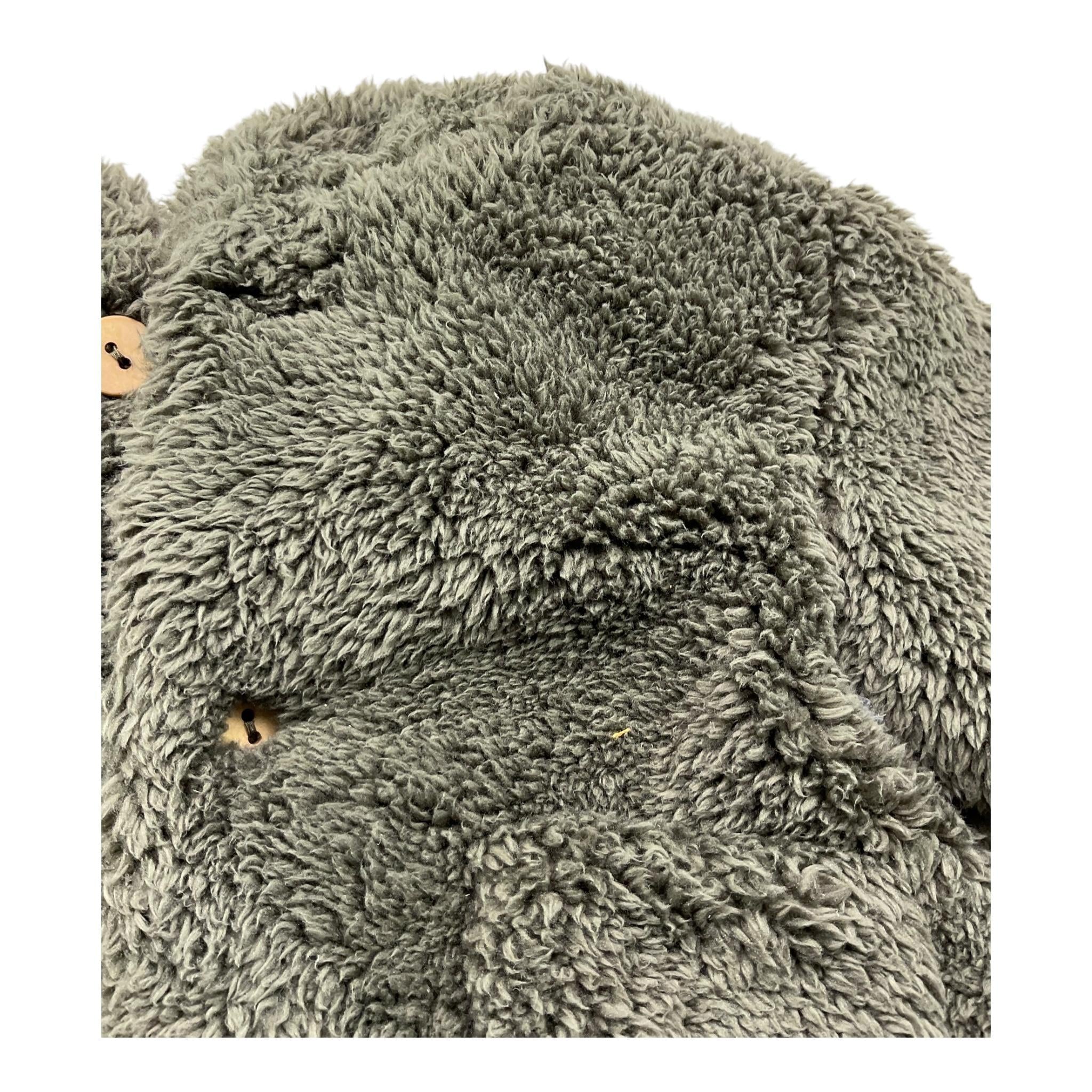 TEDDY E MINOU pelliccia modello teddy tinta unita con cappuccio Verde per Neonato I23CN014PE019 VERDE TEDDY E MINOU