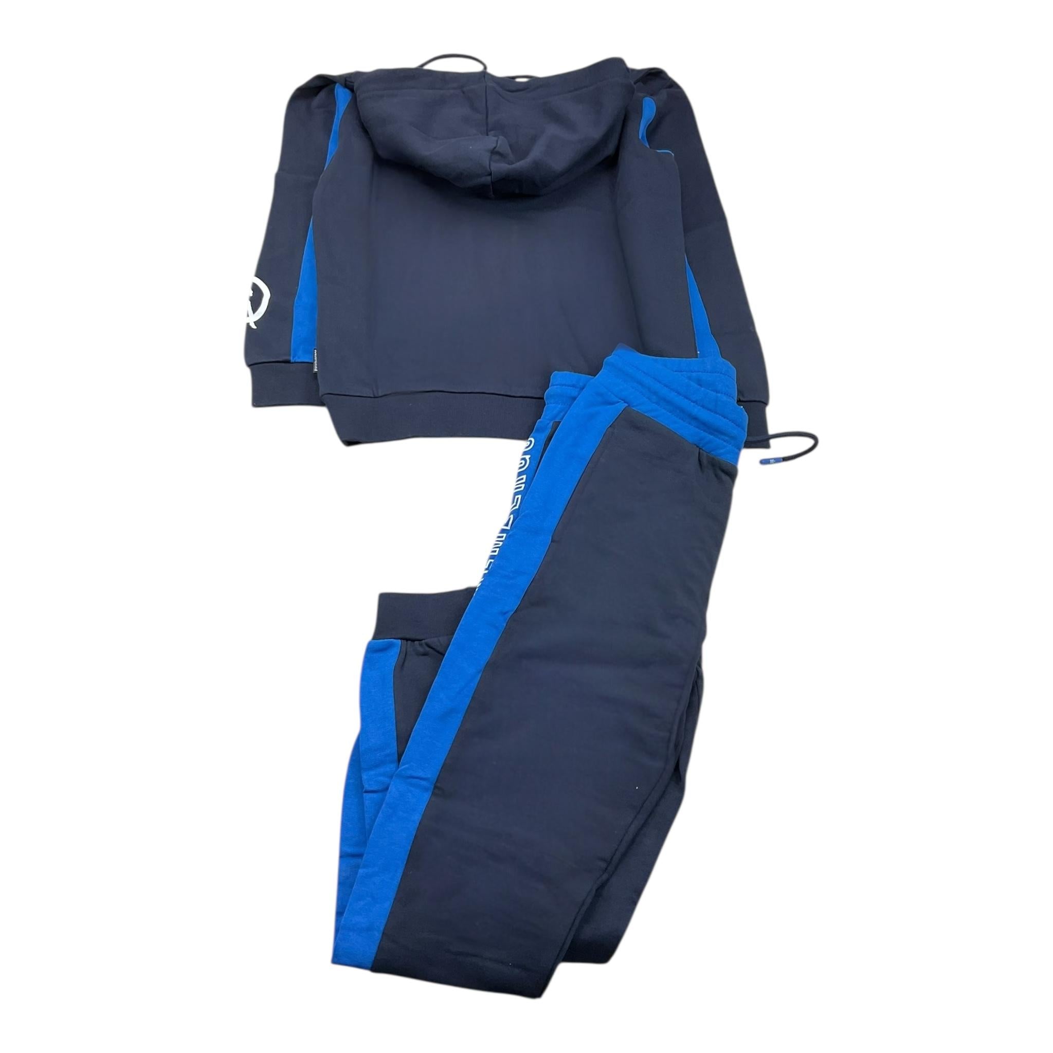 BiKKEMBERGS completo 2pz felpa-pantalone Blu per Bambino BK1826 BLU BiKKEMBERGS
