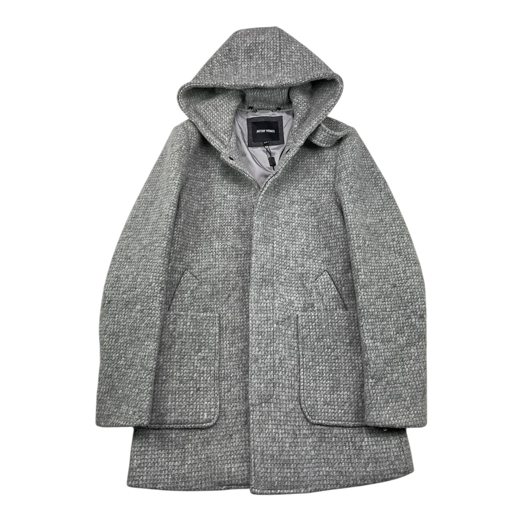 ANTONY MORATO cappotto tinta unita cn cappuccio Grigio per Bambino MKCO00235 GRIGIO ANTONY MORATO