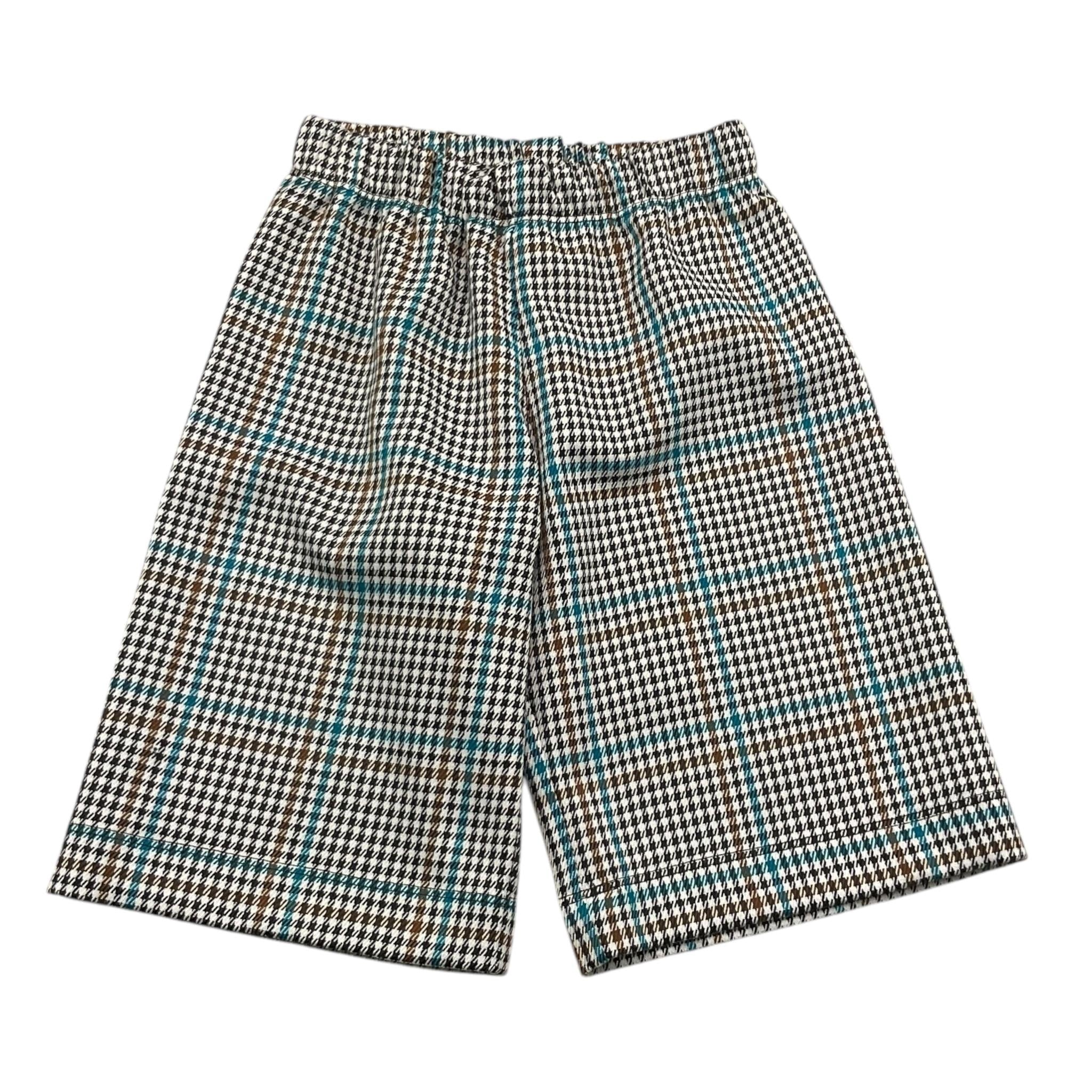 PICCOLA LUDO pantalone tinta unita modello a palazzo con microfantasia Bianco per Neonata BS9WB019N BIANCO PICCOLA LUDO