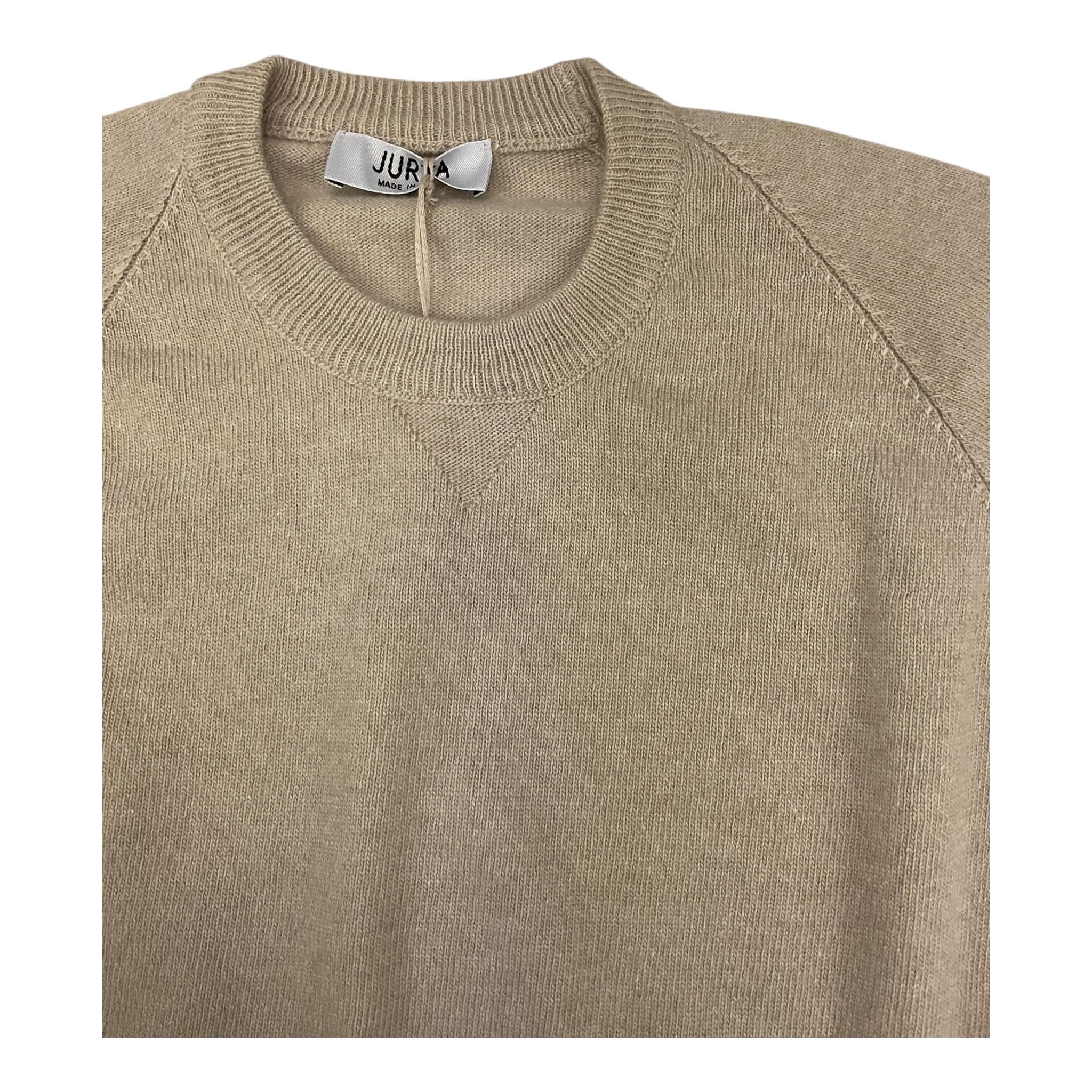 JURTA maglia tinta unita girocollo Beige per Bambino BA4K12 BEIGE JURTA
