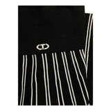 TWINSET abito tinta unita con  fantasia a righe Nero per Bambina 242GJ3110 NERO TWINSET