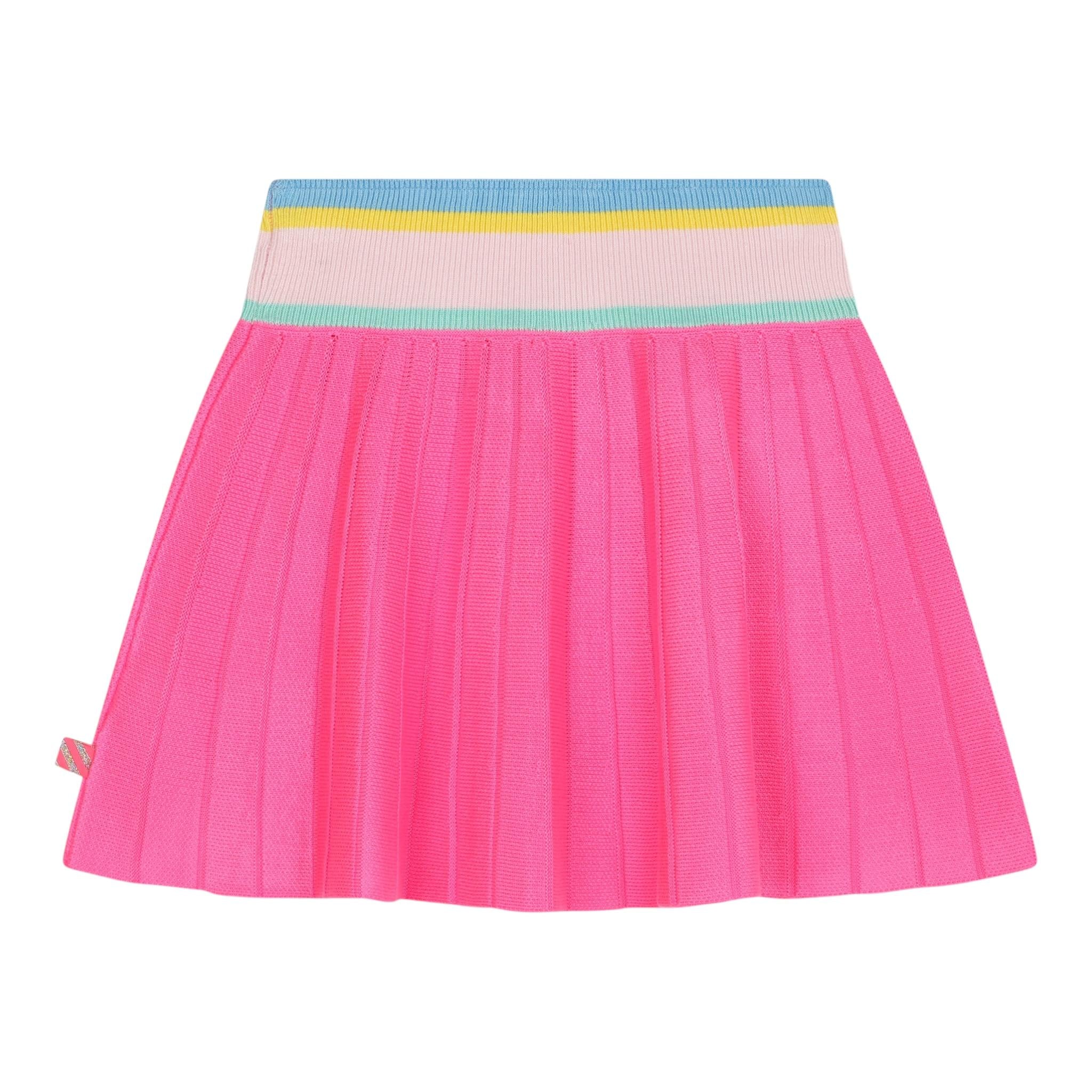 BillIEBLUSH gonna tinta unita con elastico in vita in contrasto Rosa per Bambina U20421 ROSA BillIEBLUSH