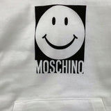 MOSCHINO felpa tinta unita con cappuccio e stampa Bianco per Bambino HUF09A BIANCO MOSCHINO