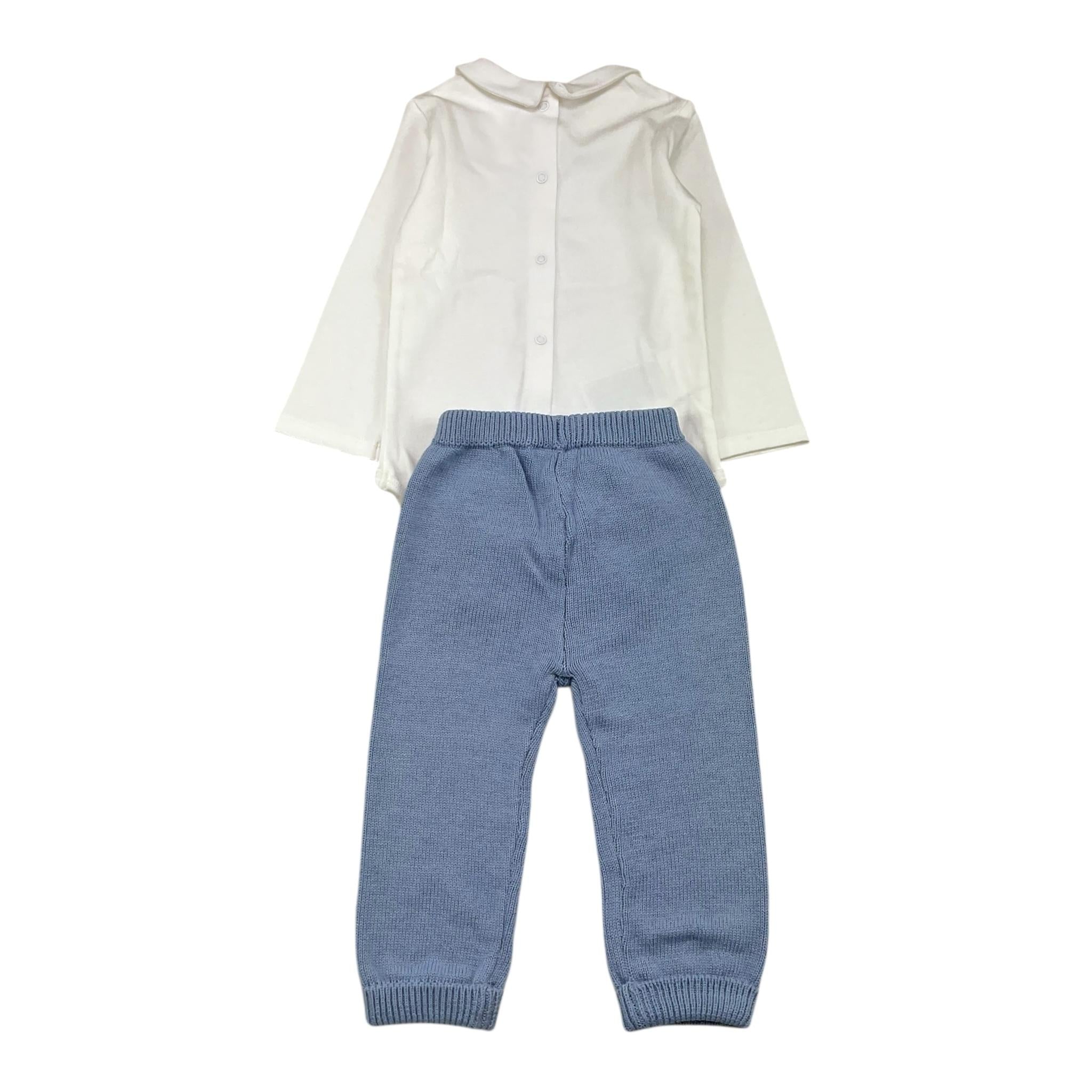 MAYORAL completo 3pz body-cardigan-pantalone Azzurro per Neonato 2516 AZZURRO MAYORAL
