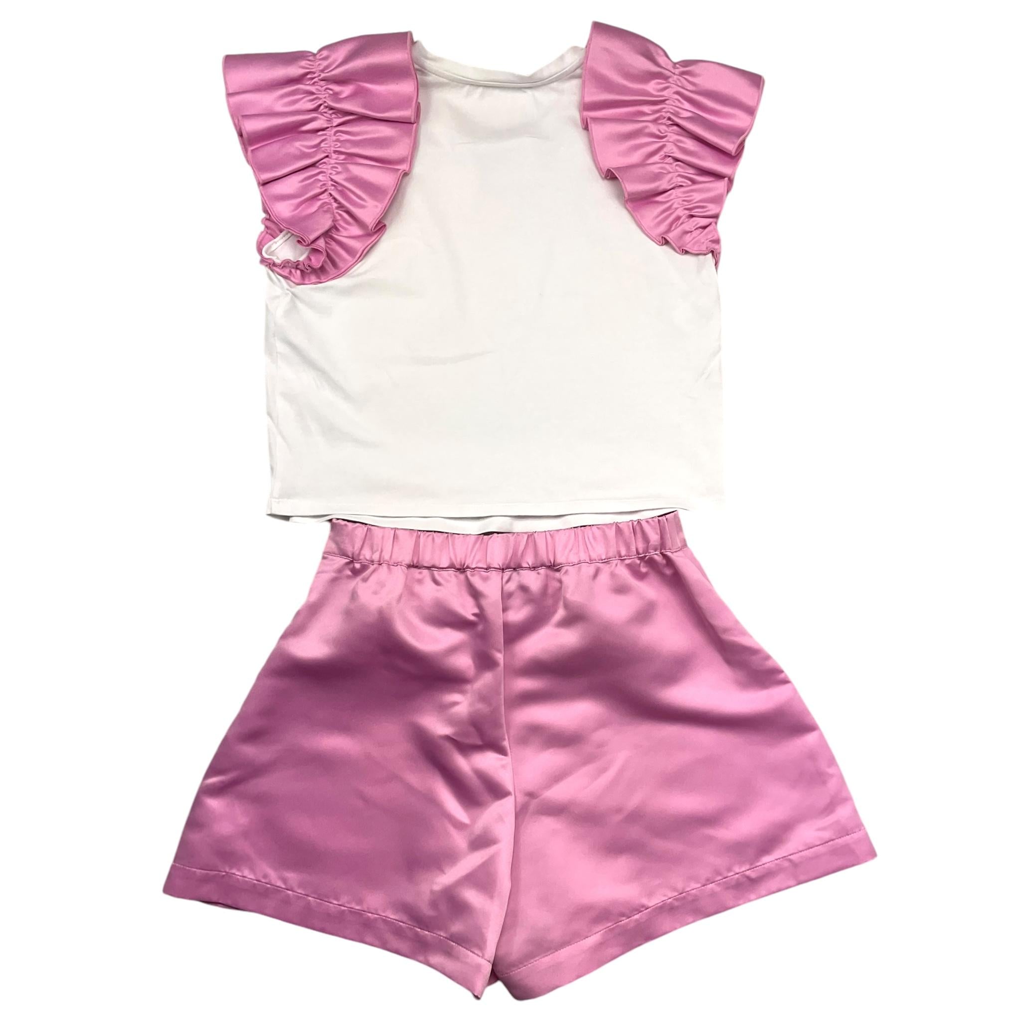 TWINSET 241GJ2Q92BIANCO/ROSA