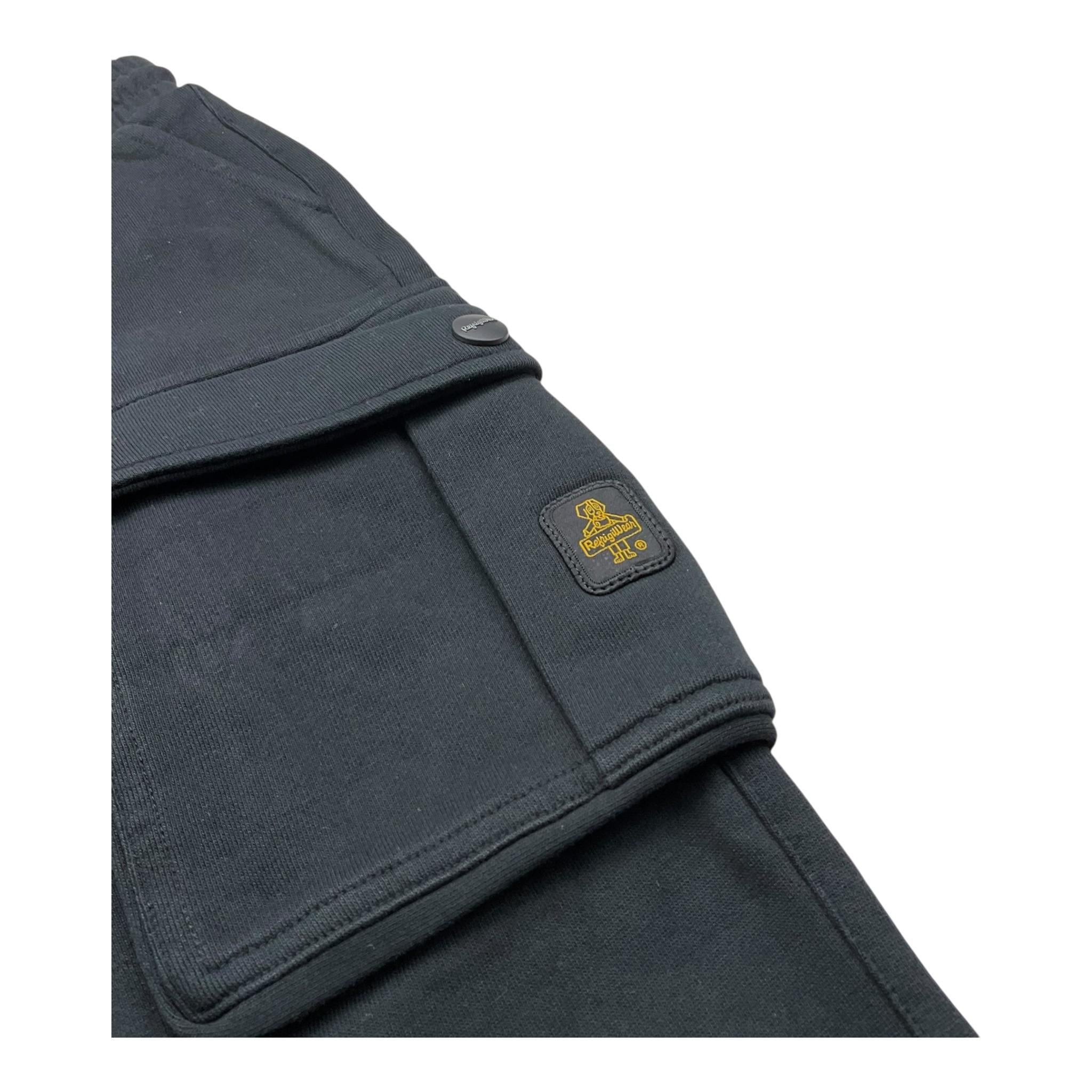 REFRIGIWEAR pantalone tinta unita modello tuta con tasconi Nero per Bambino RW768 NERO REFRIGIWEAR