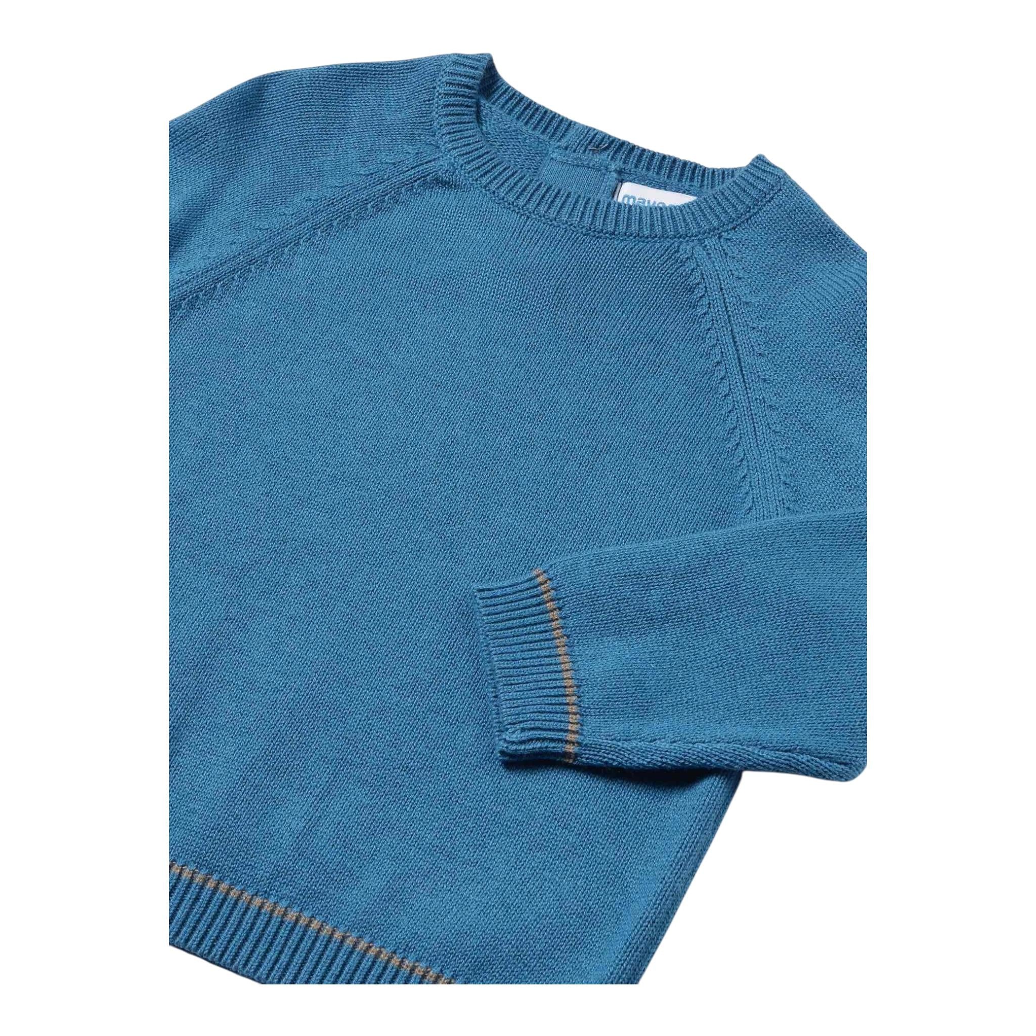 MAYORAL maglia girocollo tinta unita Azzurro per Bambino 351XX AZZURRO MAYORAL