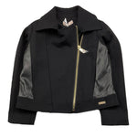 LIU JO giacca tinta unita con zip Nero per Bambina KF4008 NERO LIU JO