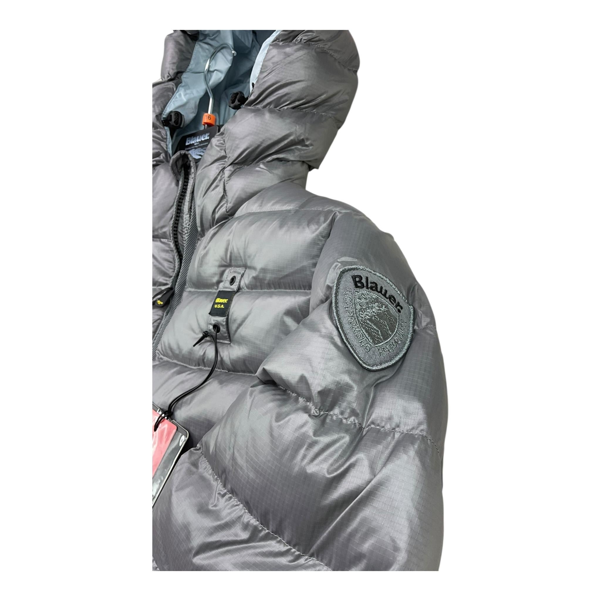 BLAUER giubbino tinta unita con cappuccio Grigio per Bambino 24WBLKC02059 GRIGIO BLAUER