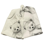 LE BEBE' cappello tinta unita cn stampe orsi Bianco per Neonato LBB5113 BIANCO LE BEBE'