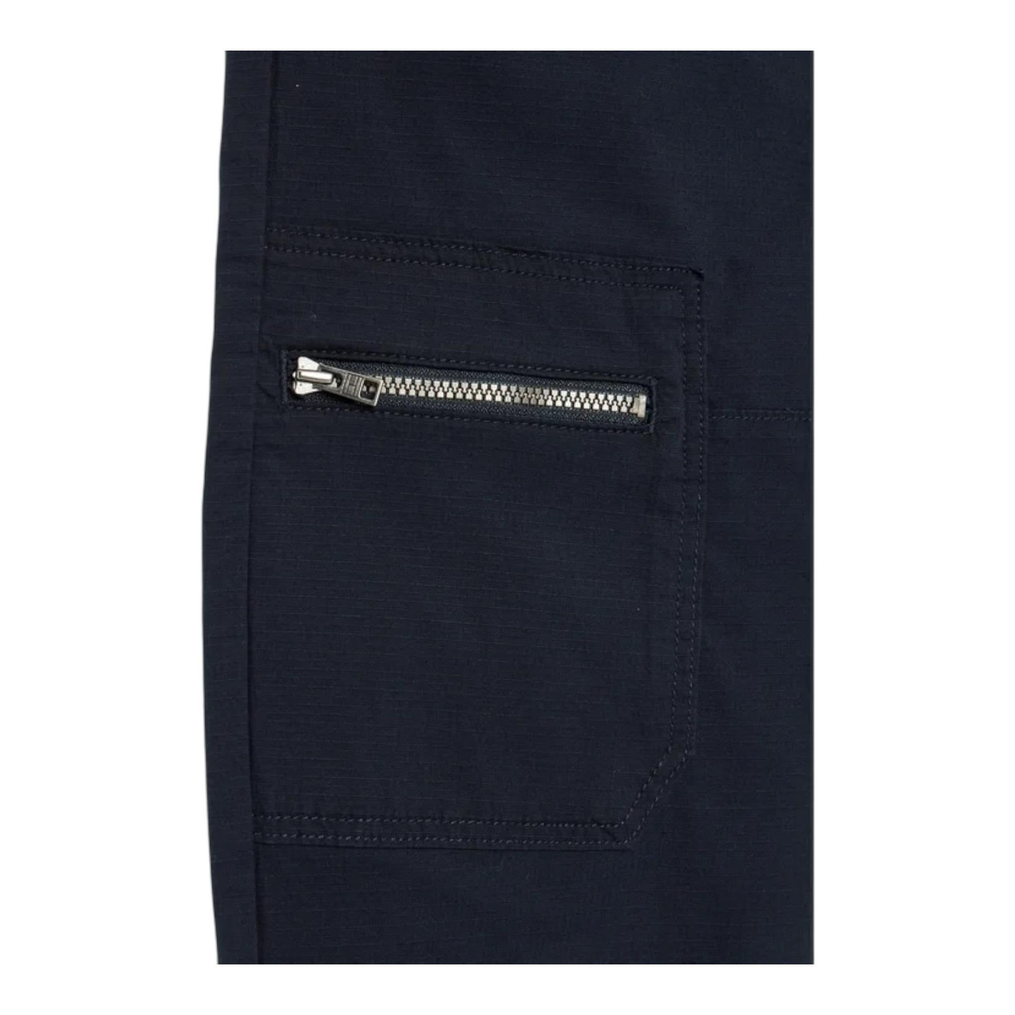 TOMMY HILFIGER pantalone tinta unita con cerniere Blu per Bambino KB0KB09122 BLU TOMMY HILFIGER