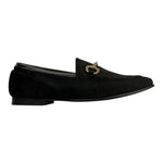 PANYNO mocassino tinta unita in camoscio Nero per Bambina E3106 NERO PANYNO
