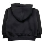 DO NOT CONFORM felpa chiusa con cappuccio tinta unita cn logo Nero per Bambino FE025 NERO DO NOT CONFORM