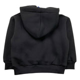 DO NOT CONFORM felpa chiusa con cappuccio tinta unita cn logo Nero per Bambino FE025 NERO DO NOT CONFORM