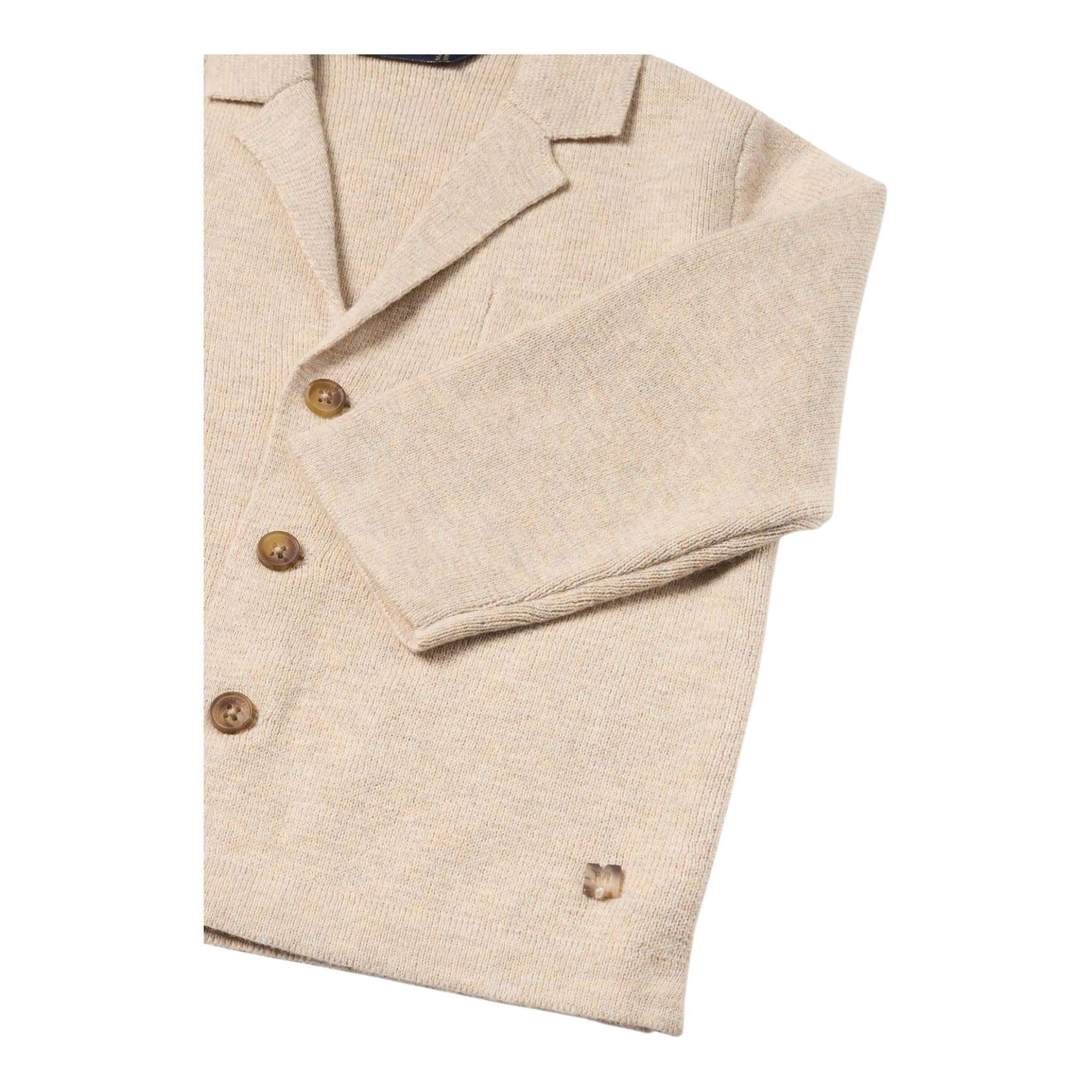 MAYORAL giacca tinta unita in maglia Beige per Neonato 2464X BEIGE MAYORAL