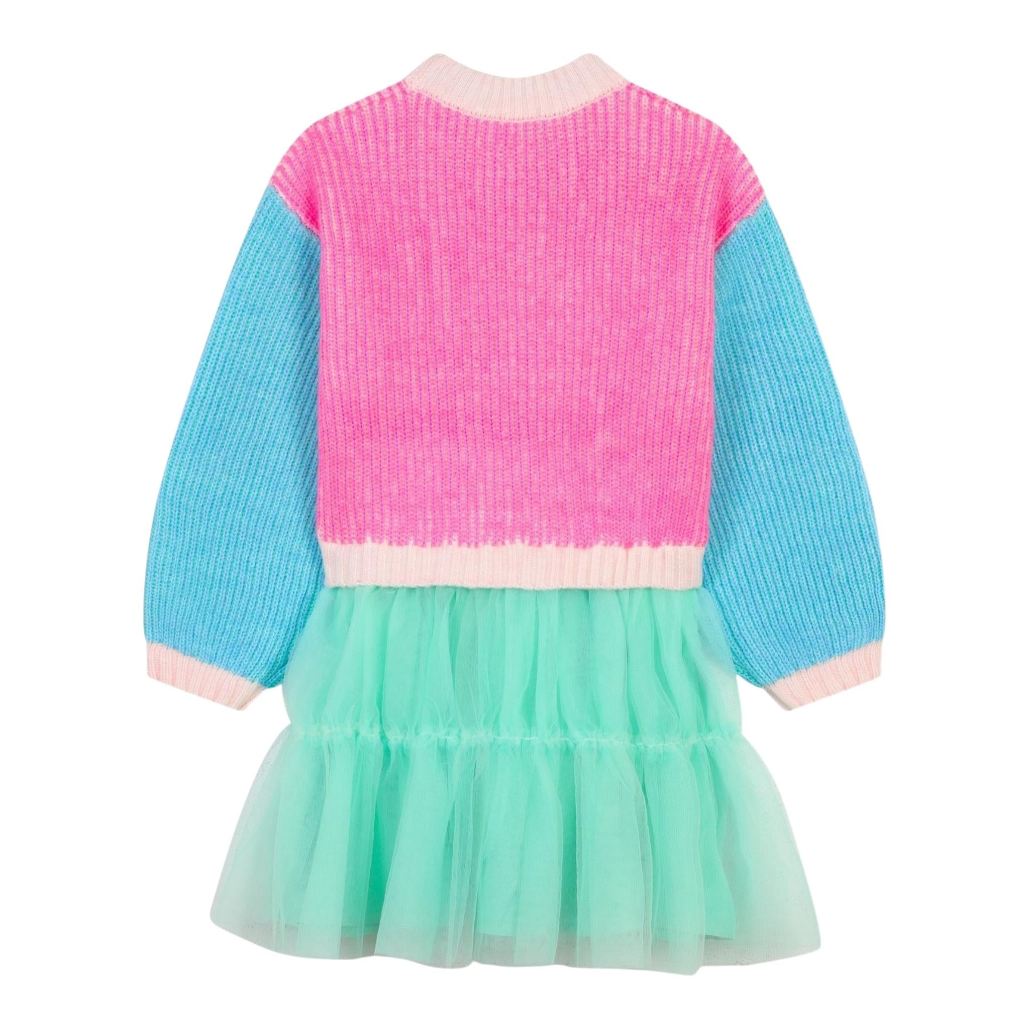 BillIEBLUSH abito multicolor con gonna il tulle Multicolor per Neonata U20520X MULTICOLOR BillIEBLUSH