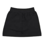 CHIARA FERRAGNI gonna tinta unita con logo Nero per Bambina 510700 NERO CHIARA FERRAGNI