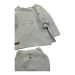 CND completo 2 pezzi maglia-culotte tinta unita Azzurro per Neonato 928485 AZZURRO CND