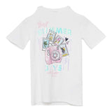 GUESS abito girocollo tinta unita con stampa Bianco per Bambina J4GI05K6YW4 BIANCO GUESS