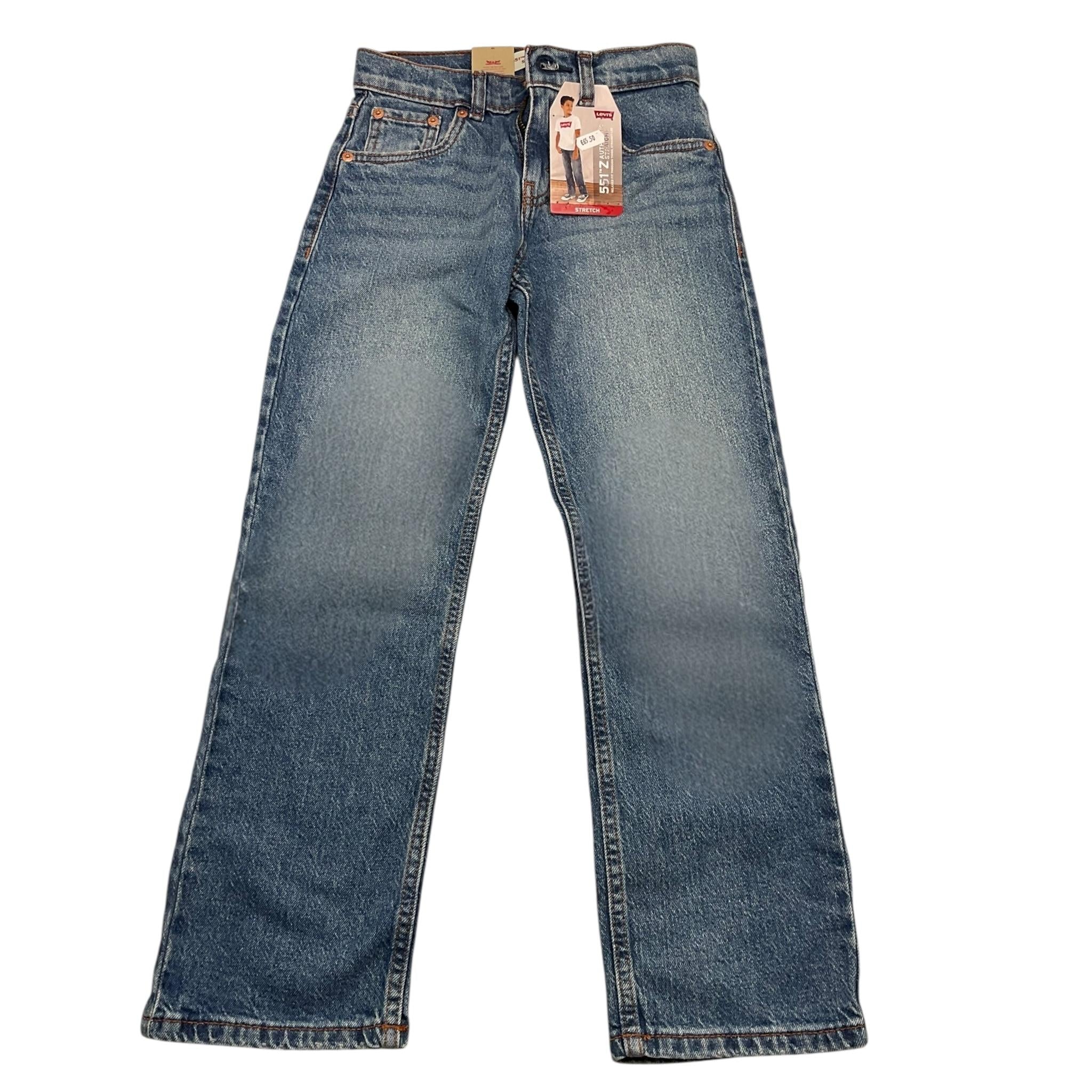 LEVI'S jeans tinta unita con girovita reglabile Blu per Bambino 8EL231 BLU LEVI'S