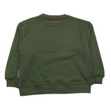 JOHN RICHMOND felpa chiusa girocollo tinta unita con ricami Verde per Bambina RGA25127FE VERDE JOHN RICHMOND