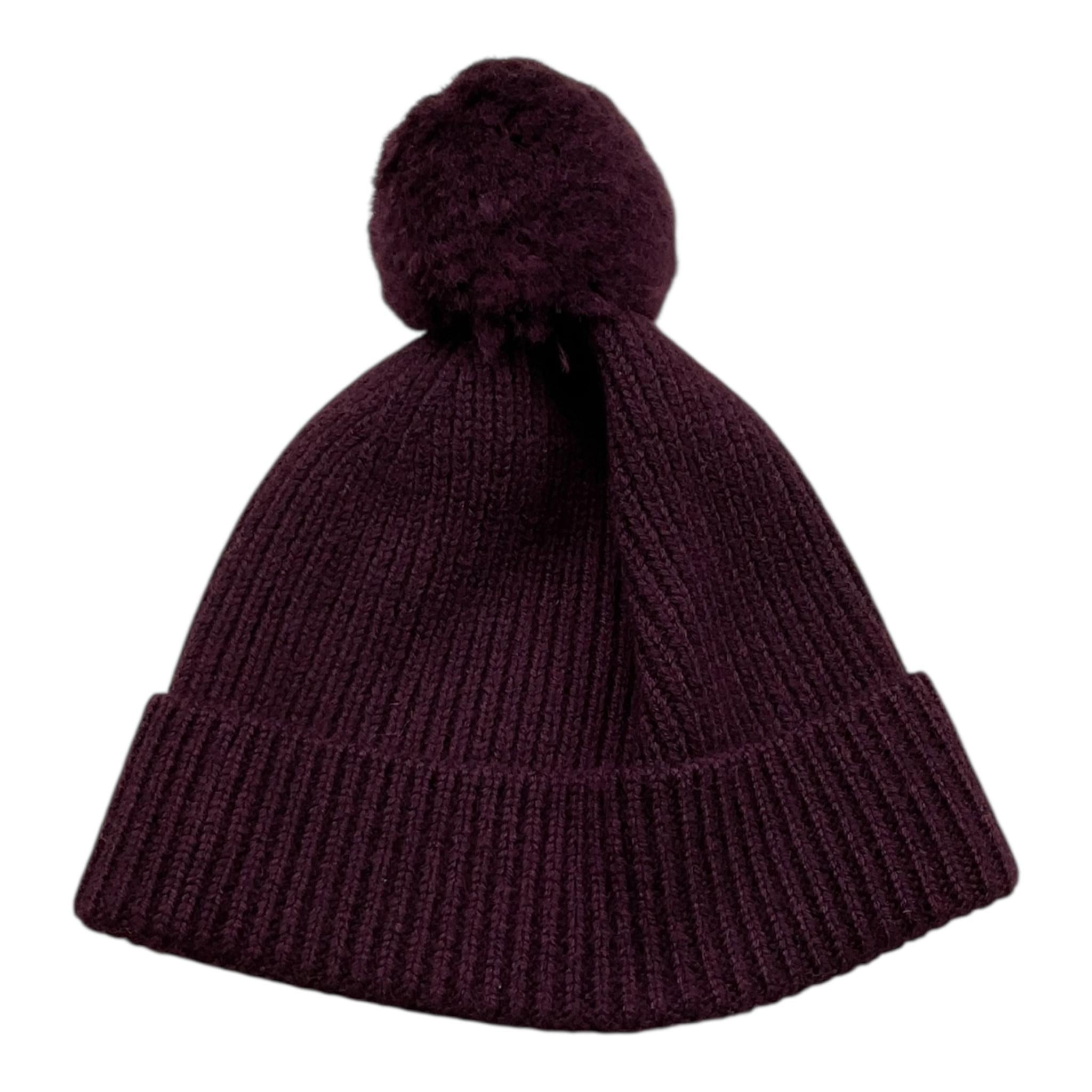 K-WAY cappello tinta unita con logo Viola per Bambina K31359WX VIOLA K-WAY