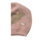 LE BEBE' cappello tinta unita con orso Rosa per Neonata LBG5935R ROSA LE BEBE'