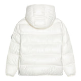 SAVE THE DUCK giubbino tinta unita con zip e cappuccio Bianco per Bambina J31280BJX BIANCO SAVE THE DUCK