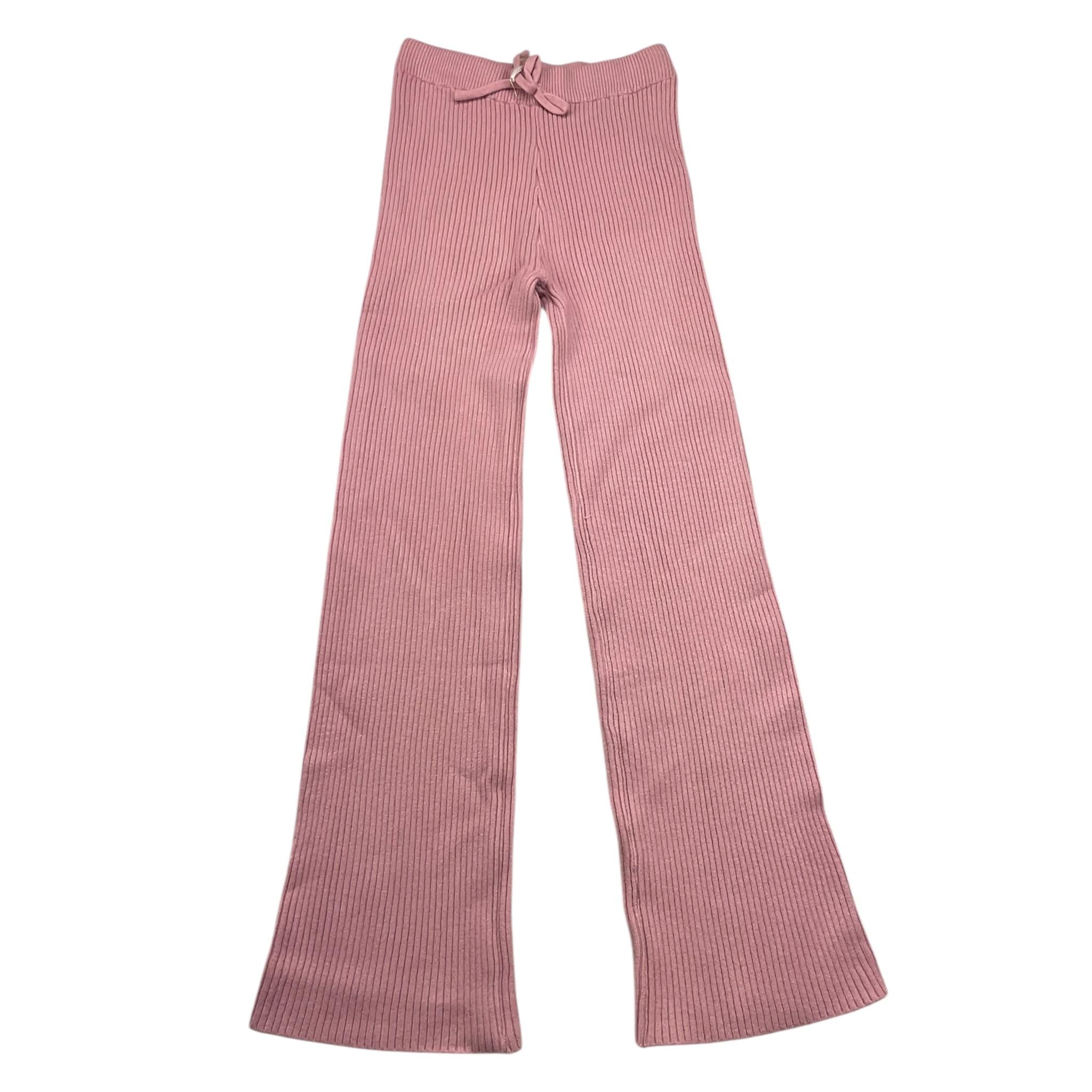 PINK BABY completo 2 pezzi maglia-pantalone tinta unita Rosa per Bambina QC1171AB ROSA PINK BABY