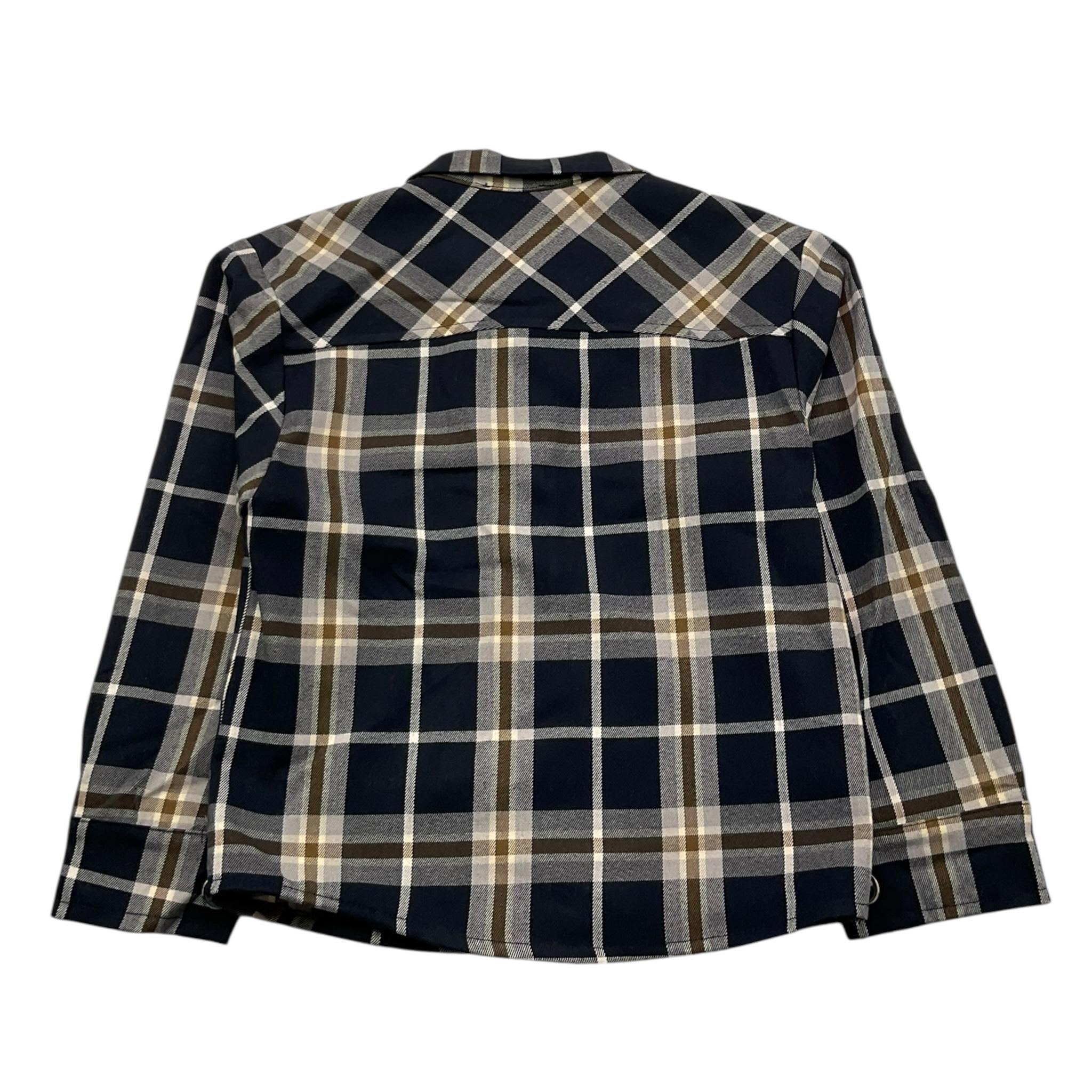 NEVER TOO camicia manica lunga fantasia quadri Blu per Bambino NT2182B BLU NEVER TOO
