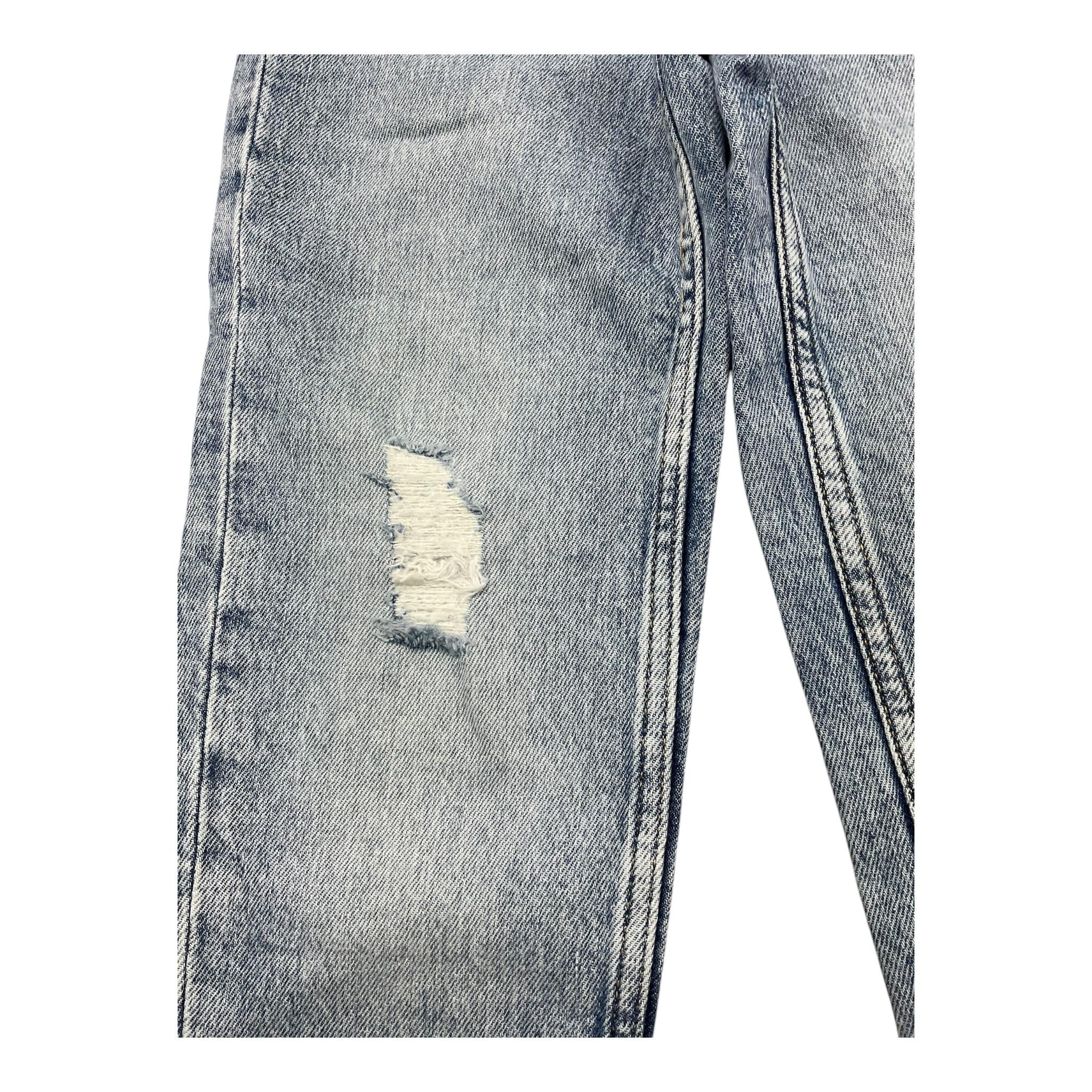 GUESS jeans tinta unita con girovita regolabile Azzurro per Bambino J4YA07D4MS0 AZZURRO GUESS