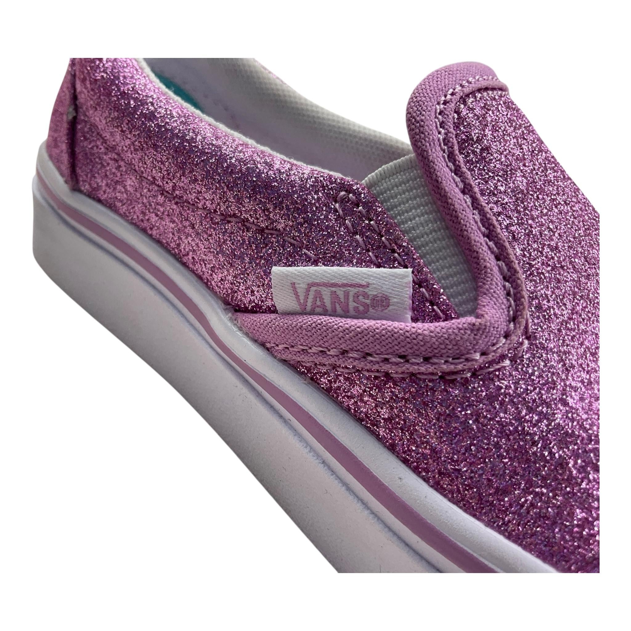 VANS sneakers tinta unita glitterata Rosa per Bambina VN0A4U1S31P1 ROSA VANS