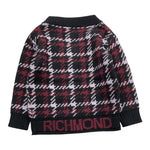 JOHN RICHMOND cardigan tinta unita cn fantasia Nero per Neonato RIA25075CD NERO JOHN RICHMOND