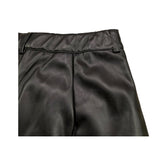 MONNALISA short in ecopelle tinta unita Nero per Bambina 494400 NERO MONNALISA