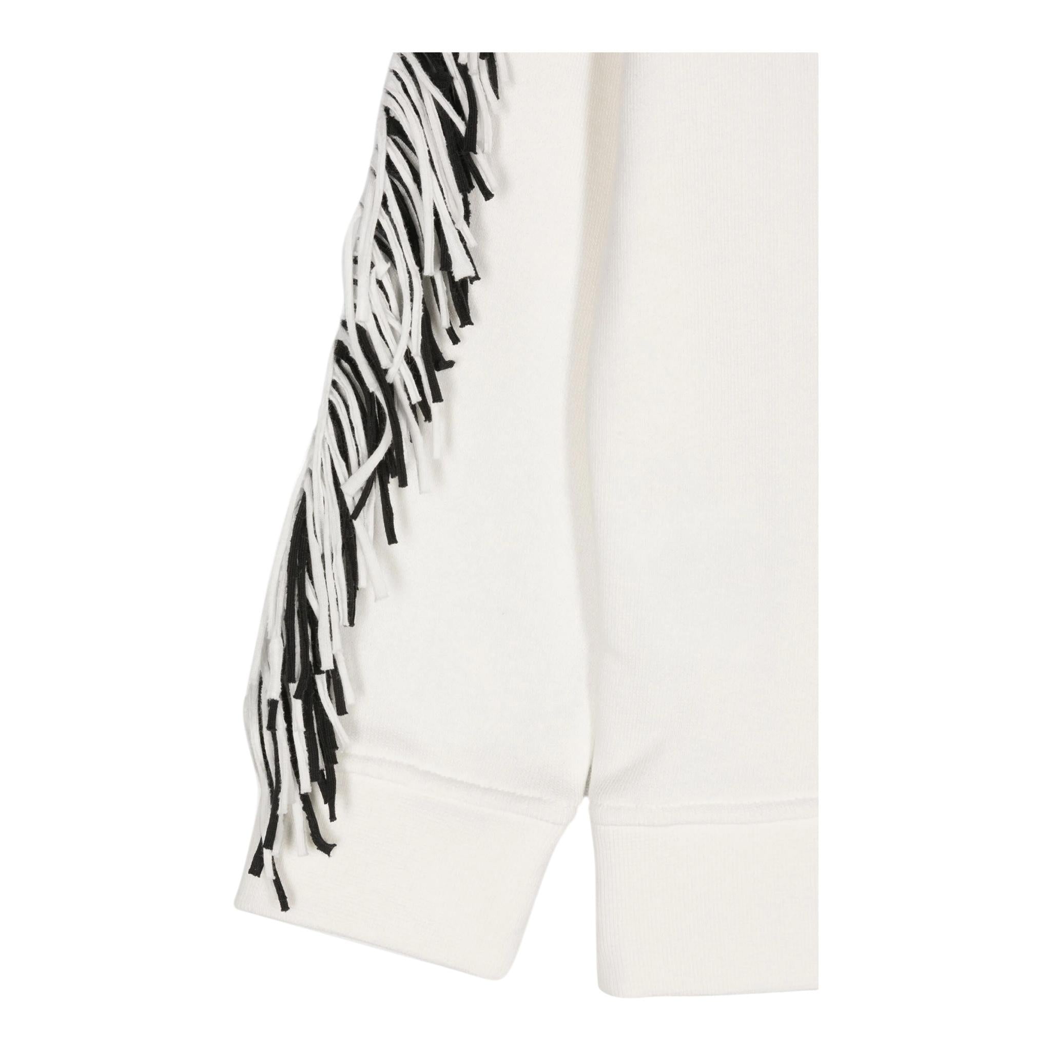 STELLA McCARTNEY felpa girocollo tinta unita con stampa Bianco per Bambina TV4D00 BIANCO STELLA McCARTNEY