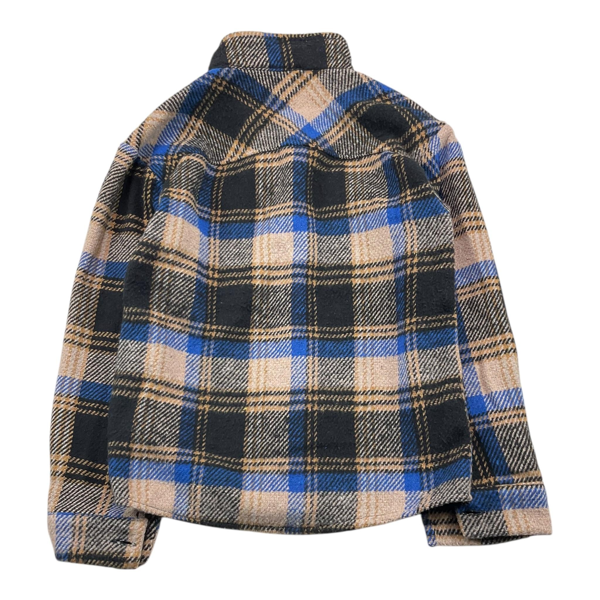 NEVER TOO camicia tricolore con fantasia manica lunga Beige per Bambino NT1418B BEIGE NEVER TOO