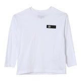 IL GUFO shirt girocollo tinta unita con logo Bianco per Bambino A24TA343MF001 BIANCO IL GUFO