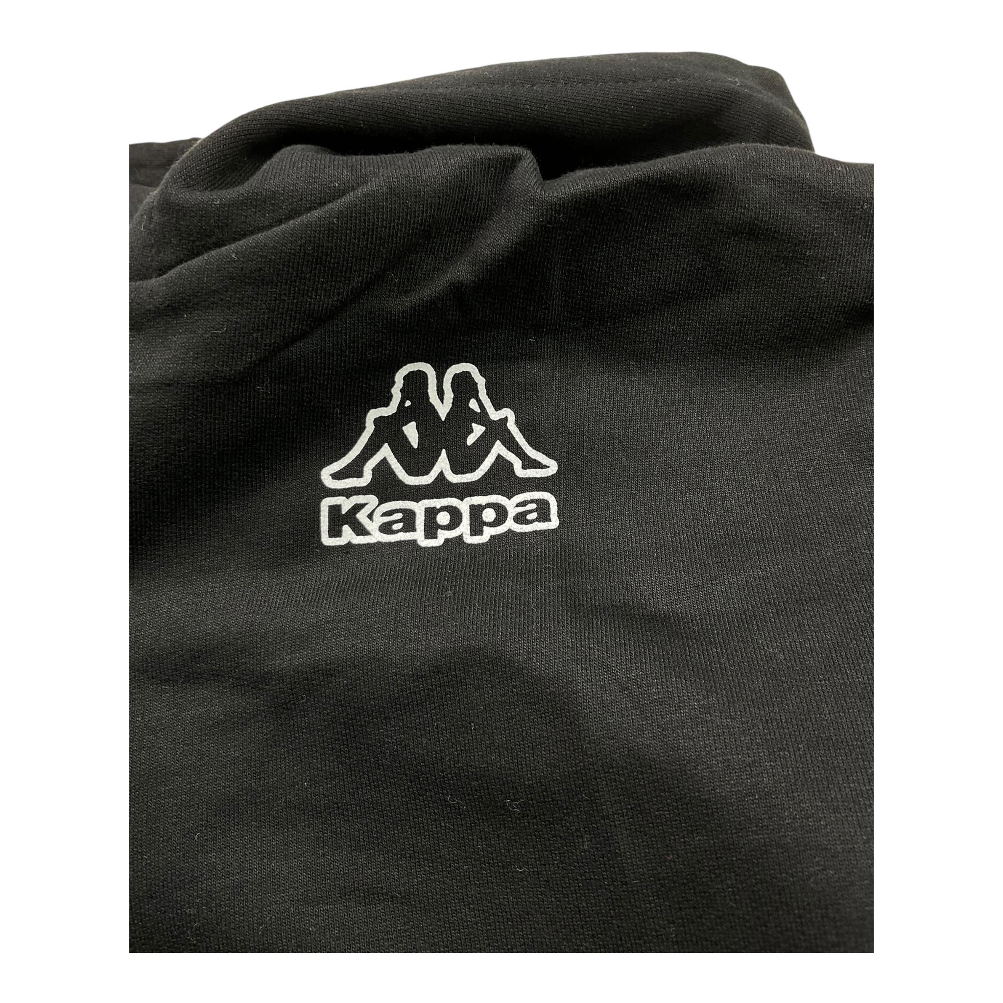 KAPPA felpa tinta unita con zip e cappuccio Nero per Bambino 371X4ZW NERO KAPPA
