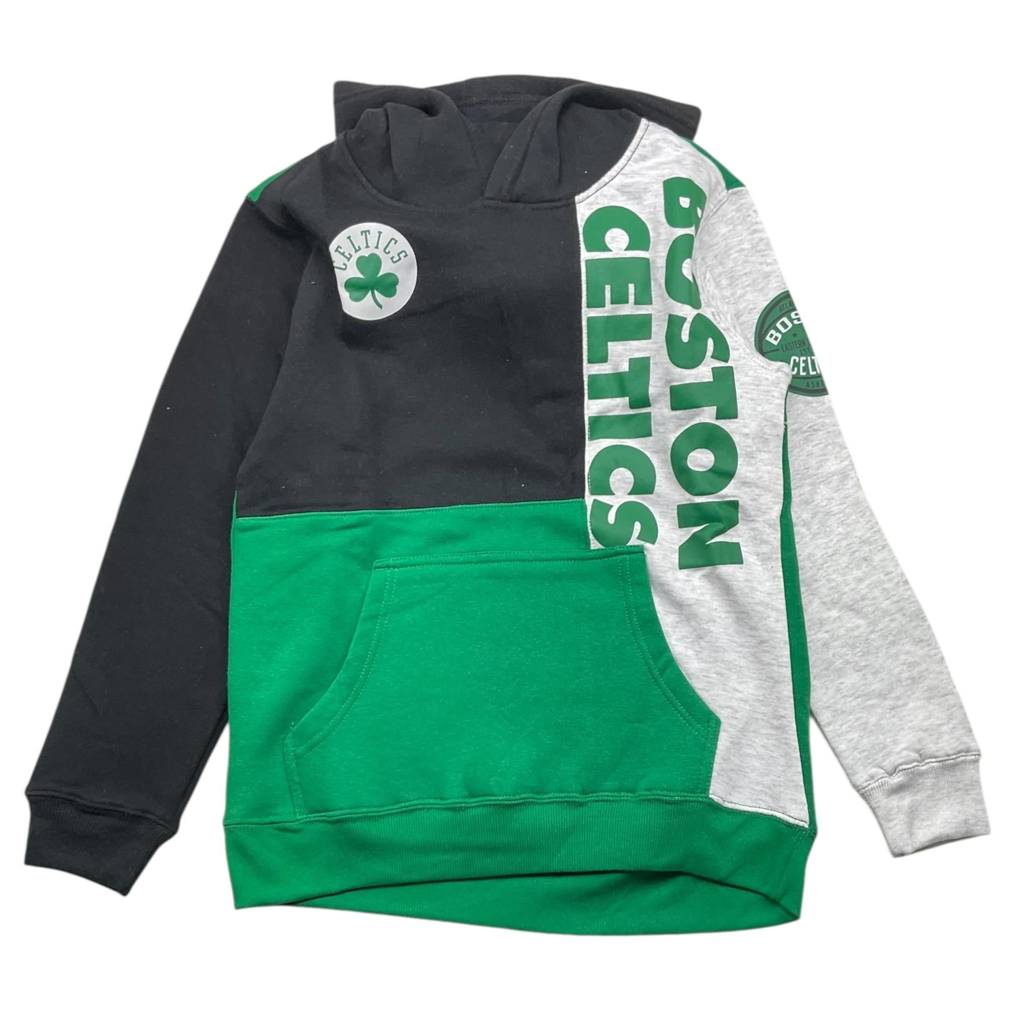 NBA felpa tricolore con stampa e cappuccio Nero per Bambino EK2B7FHCW NERO NBA