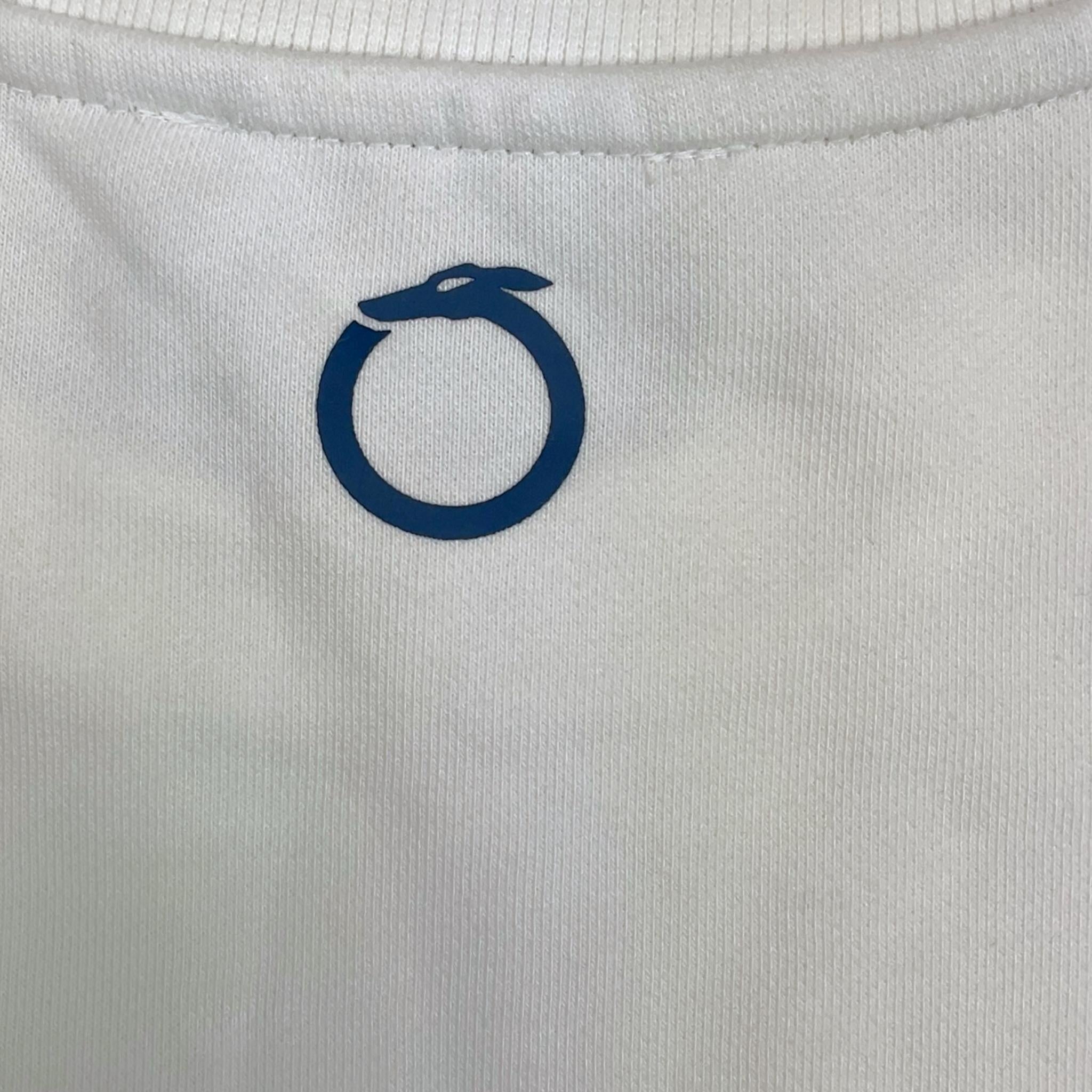 TRUSSARDI completo 2pz felpa-pantalone bicolore Bianco per Bambino TBA24064CF BIANCO TRUSSARDI