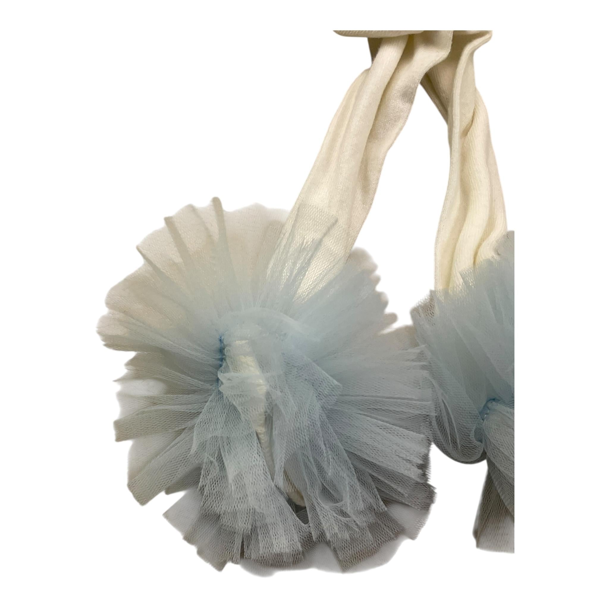 DAGA COLLECTION calzini tinta unita con tulle Bianco per Bambina M24187 BIANCO DAGA COLLECTION