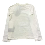 TRUSSARDI shirt girocollo tinta unita con stampa in contrasto Bianco per Neonato TIA24027TSN BIANCO TRUSSARDI