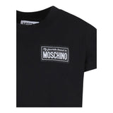 MOSCHINO t-shirt tinta unita girocollo Nero per Bambino HRM04K NERO MOSCHINO