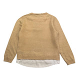 PAOLO PECORA maglia tinta unita girocollo Beige per Bambino PP3739 BEIGE PAOLO PECORA