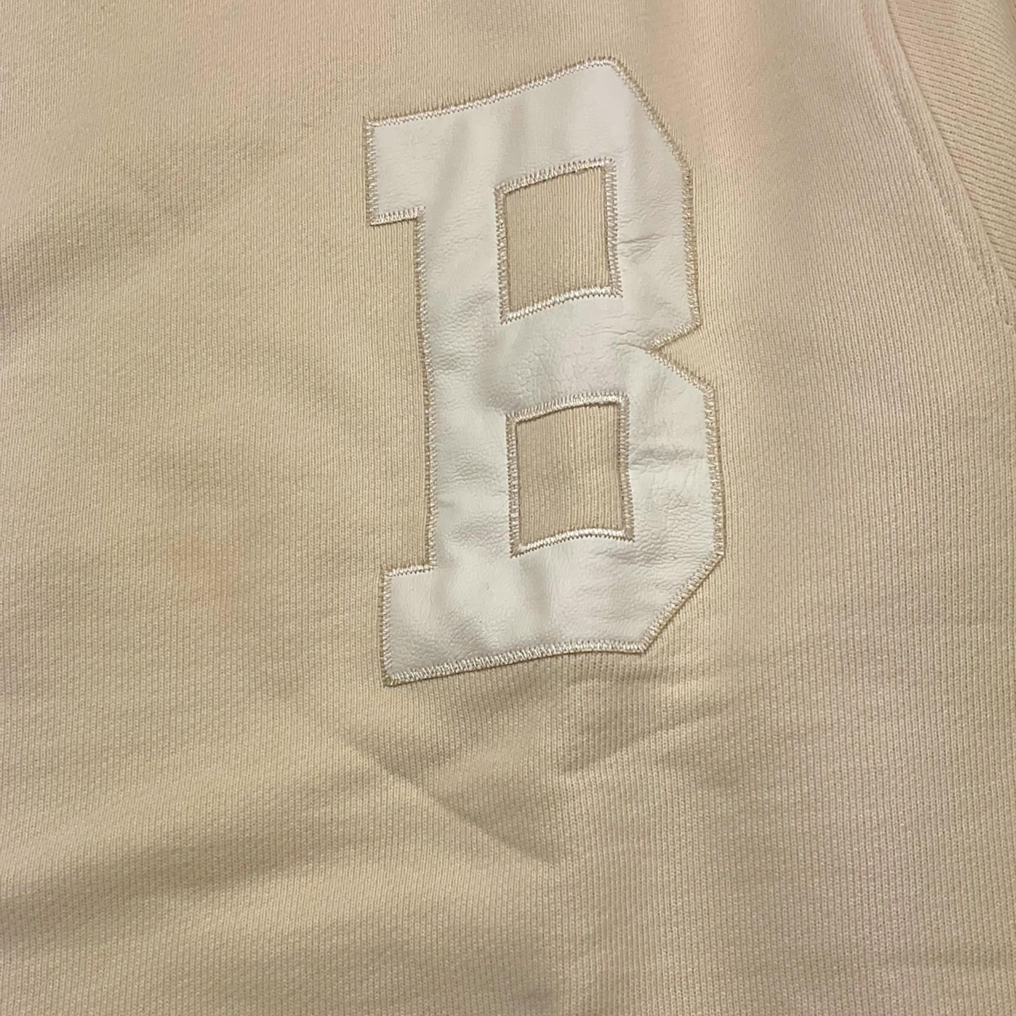 I'M BRIAN felpa tinta unita girocollo con stampa Beige per Bambino F3131J BEIGE I'M BRIAN
