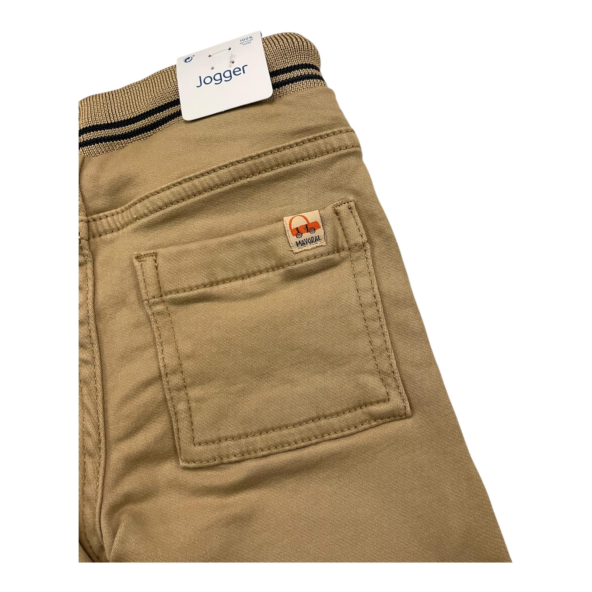 MAYORAL pantalone tinta unita con elastico in vita Beige per Neonato 2536XXX BEIGE MAYORAL