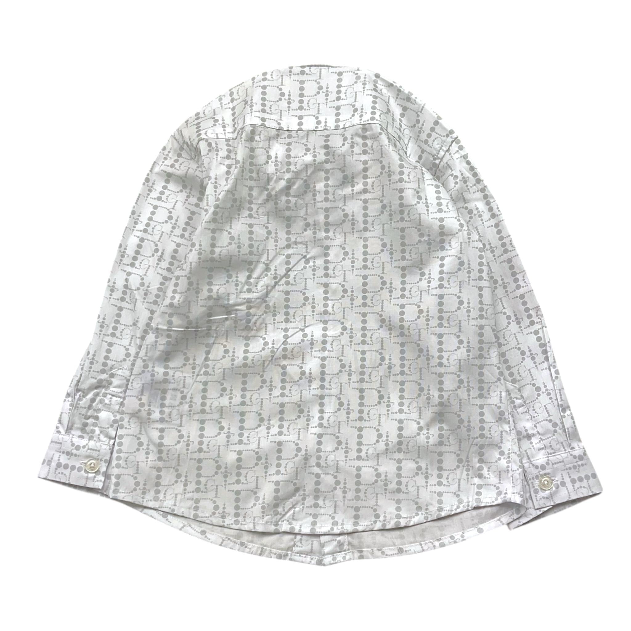 CESARE PACIOTTI camicia tinta unita con stampa Bianco per Neonato CMP5358BX BIANCO CESARE PACIOTTI