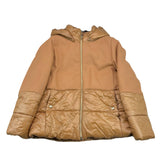 HERNO giubbino tinta unita con cappuccio Cammello per Bambina GI000085G CAMMELLO HERNO